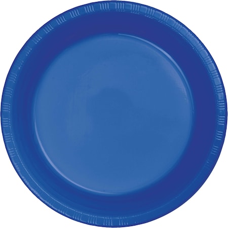 Cobalt Blue Plastic Dessert Plates, 7, 240PK
